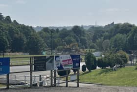 Work in West Vale, from Stainland Road.