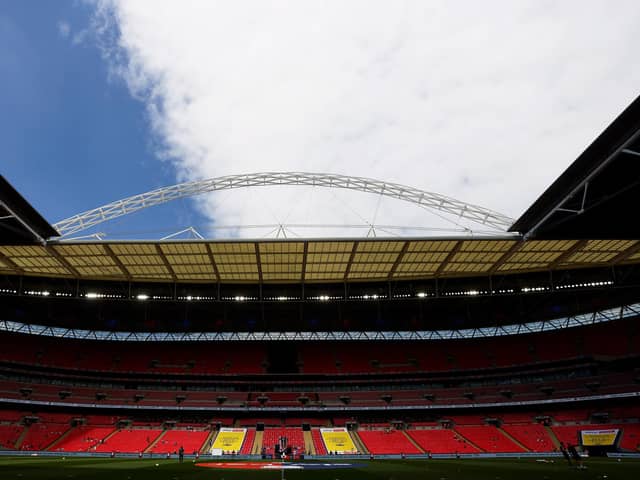 Wembley stadium. (Photo by Catherine Ivill/Getty Images)