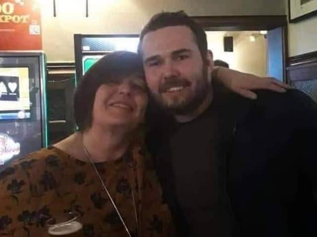 Ben with his mum, Mandy
