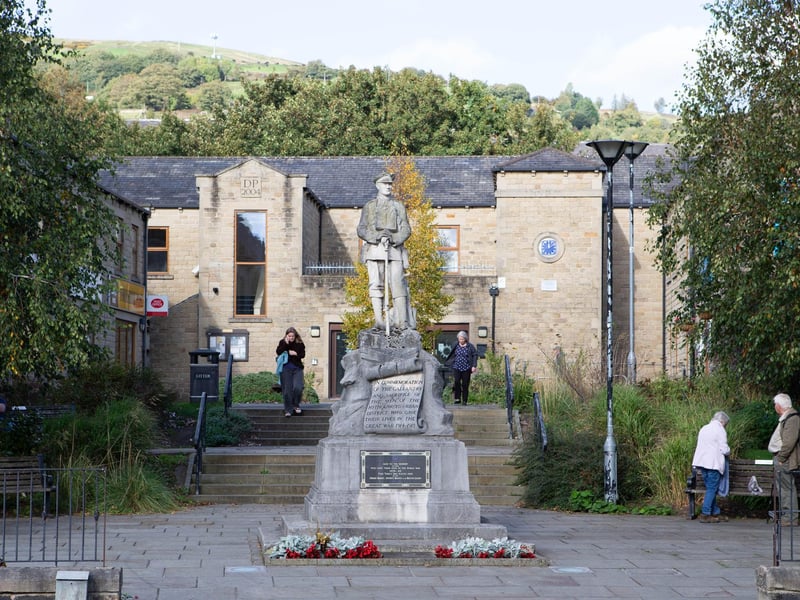 Mytholmroyd War Memorial.