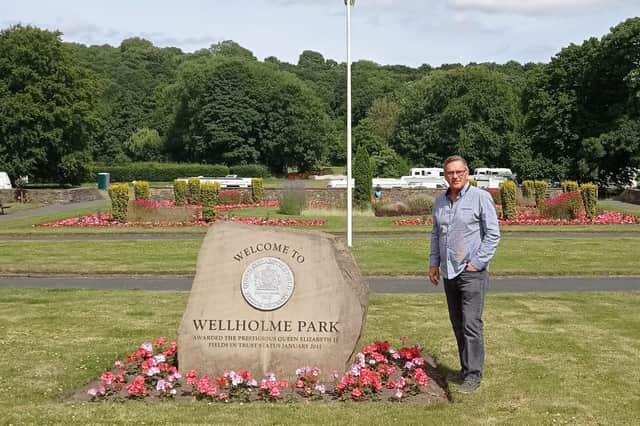 Time for Action: Calder Valley MP Craig Whittaker at Wellholme Park, Brighouse.