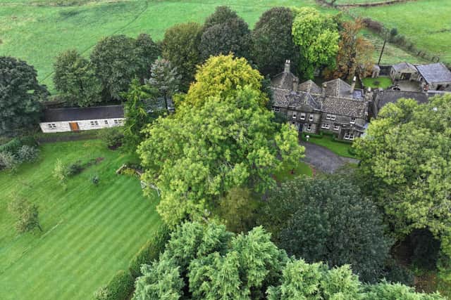 The home is set in 3.5 acres of land