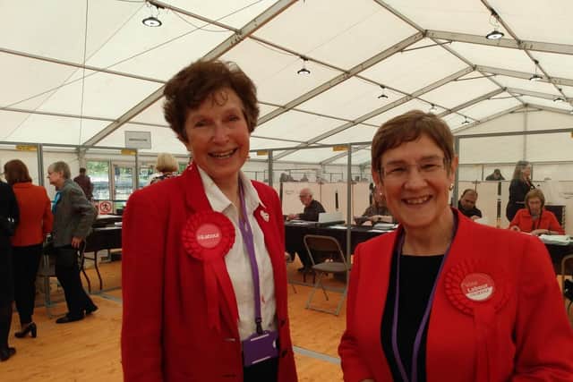 Coun Jenny Lynn (Lab, Park) and Coun Jane Scullion (Lab, Luddenden Foot)