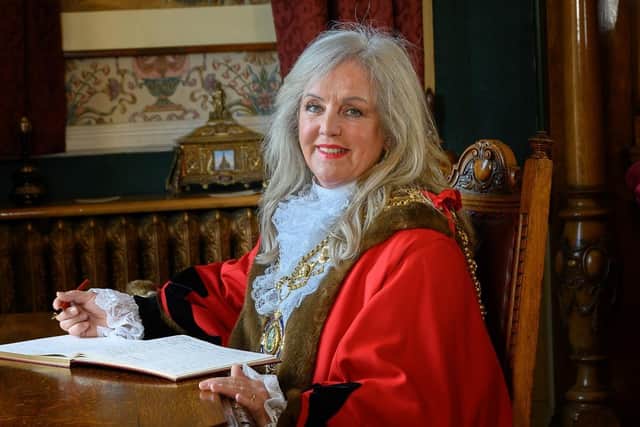 Mayor of Calderdale, Coun Angie Gallagher.