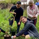 The trees have been planted at Crow Wood Park in Sowerby Bridge