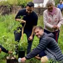 The trees have been planted at Crow Wood Park in Sowerby Bridge