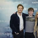 James Norton, Rhys Connah and Siobhan Finneran at the premiere of the final series of Happy Valley at Halifax Vue. Photo: BBC