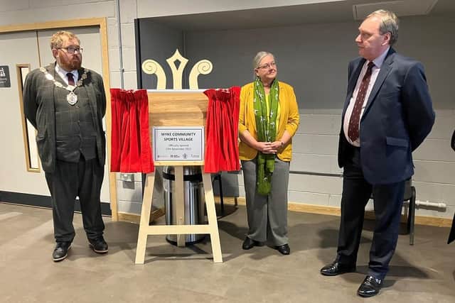 A £6m sports village has been officially opened in Wyke