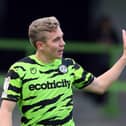 Jack Evans in action for Forest Green Rovers