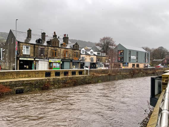 River levels in Mytholmroyd today