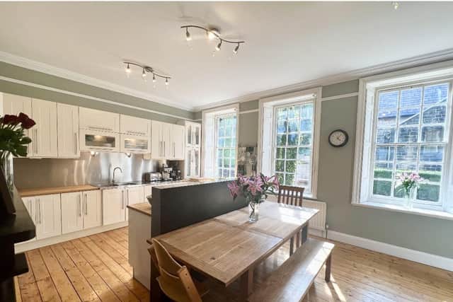 A spacious kitchen in the Edwardian vicarage. 
www.yopa.co.uk