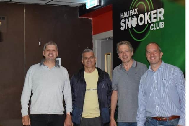 The Ioannou brothers - George, Michael, Paul and Anthony - whose parents started Halifax Snooker Club and who run it now
