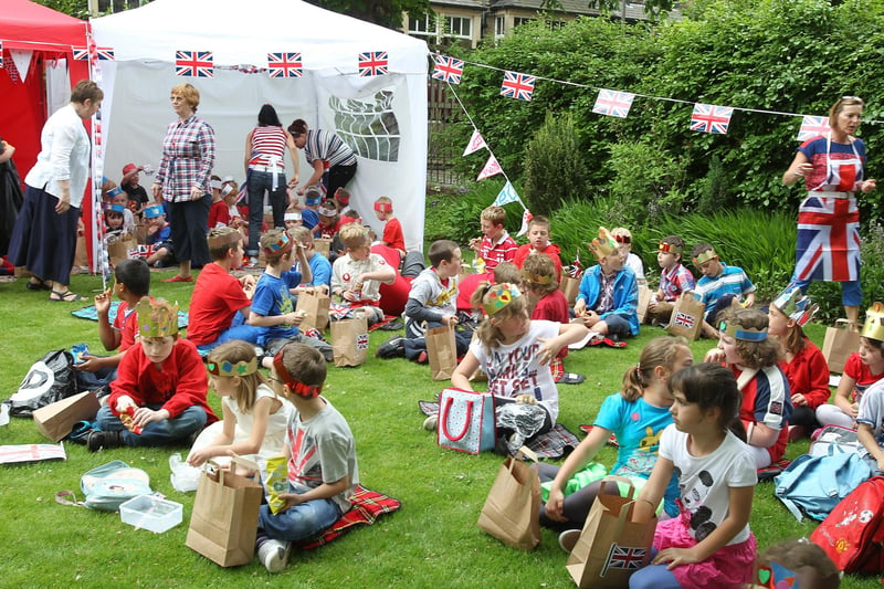 Jubilee celebrations at St Joseph's Primary School, Todmorden in 2012