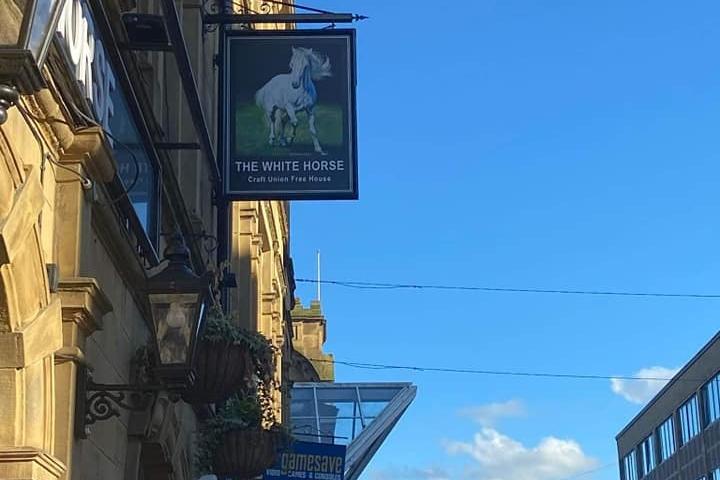 The White Horse is on Southgate in Halifax town centre
