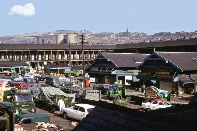The Piece Hall in the mid 1960s when it was still a wholesale market