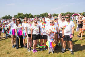 Overgate Hospice Colour Run at Savile Park