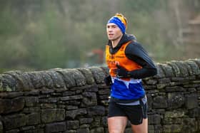 Kevin Sinfield during his final 7 in 7 marathon challenge around Saddleworth in aid of Rob Burrow and in support of MNDA in December 2020