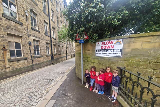 A nursery in Halifax says the safety of children is being put at risk unless urgent action is taken by Calderdale Council on dangerous drivers.