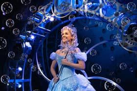 Sarah O'Connor in Wicked which is at Bradford Alhambra until May 19