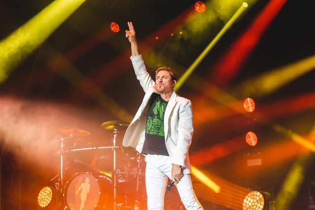 Duran Duran at The Piece Hal. Photos by Cuffe and Taylor/The Piece Hall Trust