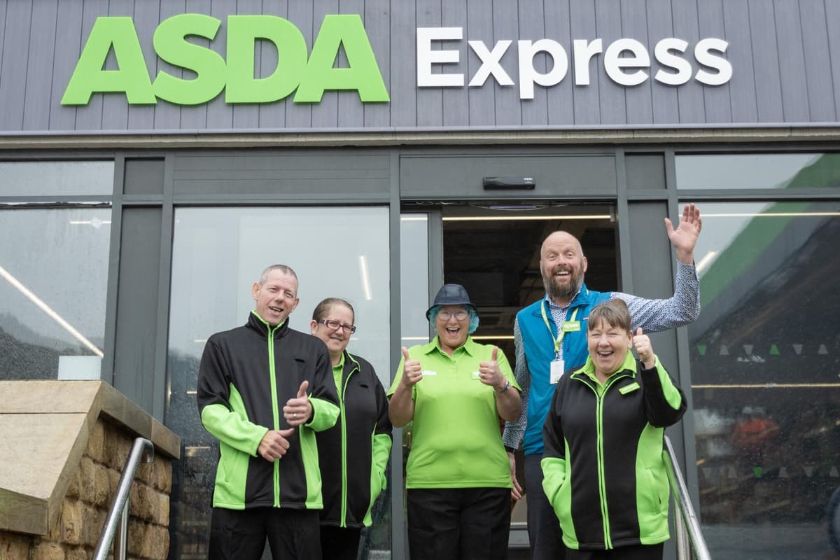 Asda Express Inside Video shows inside new Asda Express shop and petrol station that has ...
