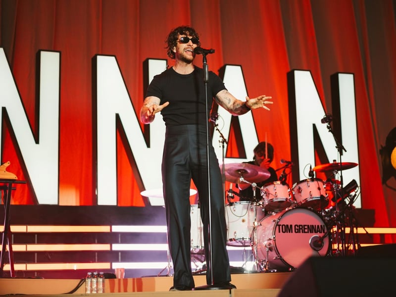 Tom Grennan gave his fans a sensational Sunday night treat.