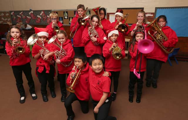 Elland Silver Band. Picture: Lorne Campbell / Guzelian