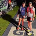 Ellie May and Leanda Cox at the GB Ultras Yr Wyddfa 50-mile event.