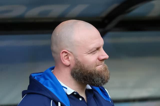Simon Grix is looking for his Halifax Panthers' side to replicate their performance against Featherstone at Wembley on Saturday when they face Batley Bulldogs in the 1895 Cup final. (Photo by Simon Hall)