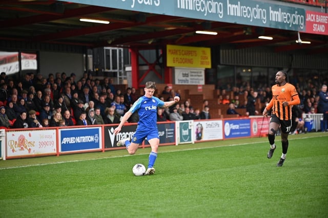 Had a great chance one-on-one against Barnet but didn't take it. His brace at Kidderminster is still fresh in the memory though and he came off well before the end at the weekend so should be fresh enough to start.