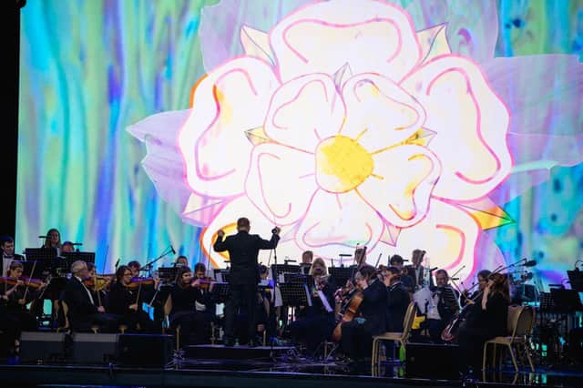 With true Yorkshire grit, the crowds braved the weather for two shows from the wonderful Yorkshire Symphony Orchestra, refusing to let a “few showers” put the dampeners on things.