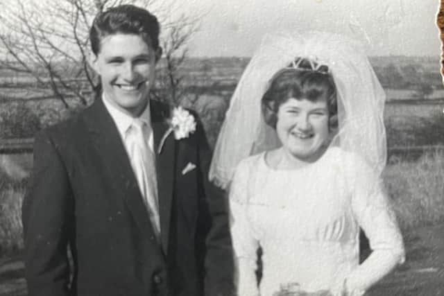Peter and Anne on their wedding day back in 1963