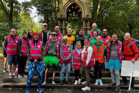 The volunteers at Halifax's 500th Parkrun event.