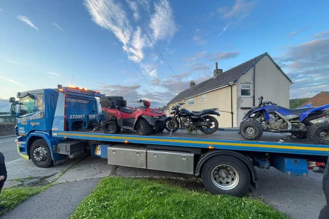 Three vehicles were seized by police in Halifax
