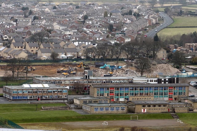 A view of St Catherine's Catholic High School, Holmfield back in 2013.