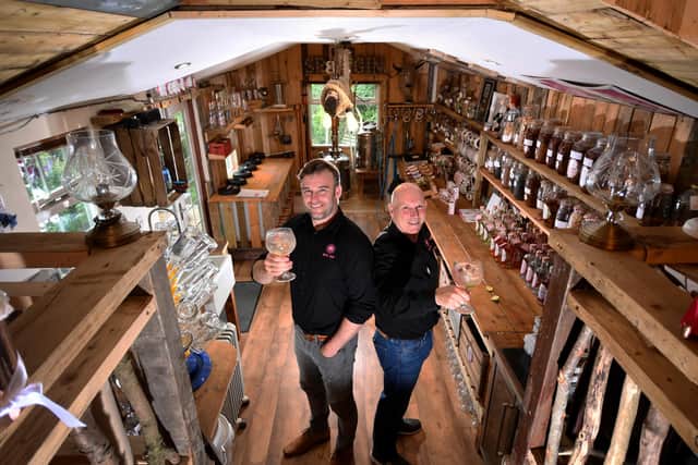 Peter Speight (right) and Daniel Shepherd are pictured at the Distillery