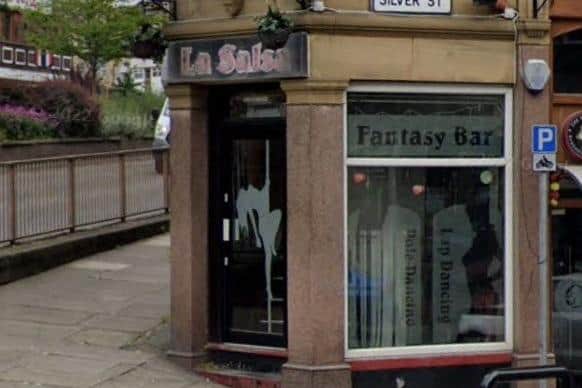 La Salsa lap-dancing club at Silver Street, Halifax, had its sexual entertainment licence renewed last month. Picture: Google
