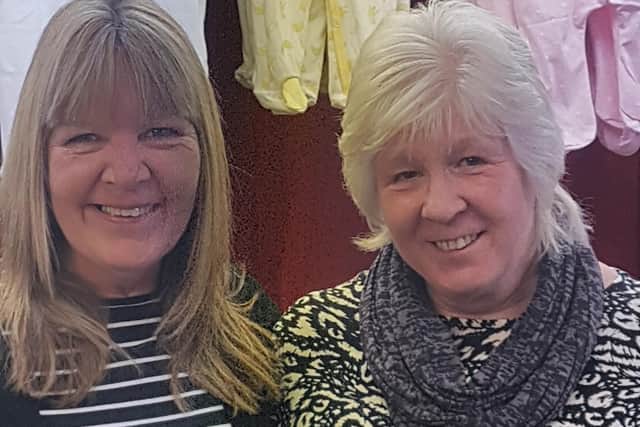 Owners of the stall, Mandy and Maureen