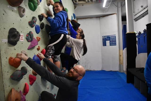 Staff members from YES Energy Solutions, Holywell Green, visited ROKT Climbing Gym in Brighouse, where they pushed themselves to climb impressive heights and raised £1,000 for the Yorkshire Children’s Trust charity.