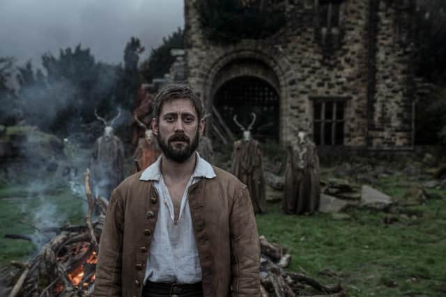 A scene from the BBC TV drama The Gallows Pole, filmed near Castle Carr in the upper Luddenden Valley. Michael Socha playing David Hartley in the TV adaptation of the book about the 18th century struggles of the Cragg Vale coiners by Calderdale author Ben Myers