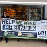 Hartley's Bakers and Confectioners are among the Brighouse traders supporting the campaign