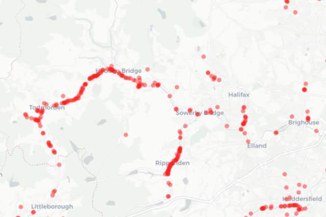Homeowners in Calderdale can check if their property is near to any Japanese knotweed hotspots thanks to an interactive map.