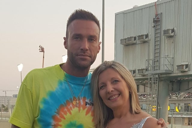 Rebecca Marshall met son of George Best and TV star Callum Best at the Abu Dhabi Grand Prix in 2019