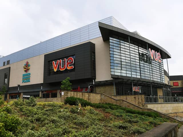 Broad Street Plaza and Vue cinema complex in Halifax town centre.