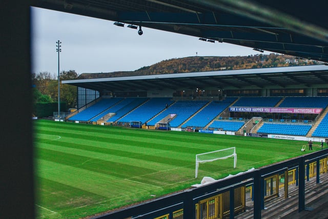 The Shay, home to FC Halifax Town. Capacity: 14,081