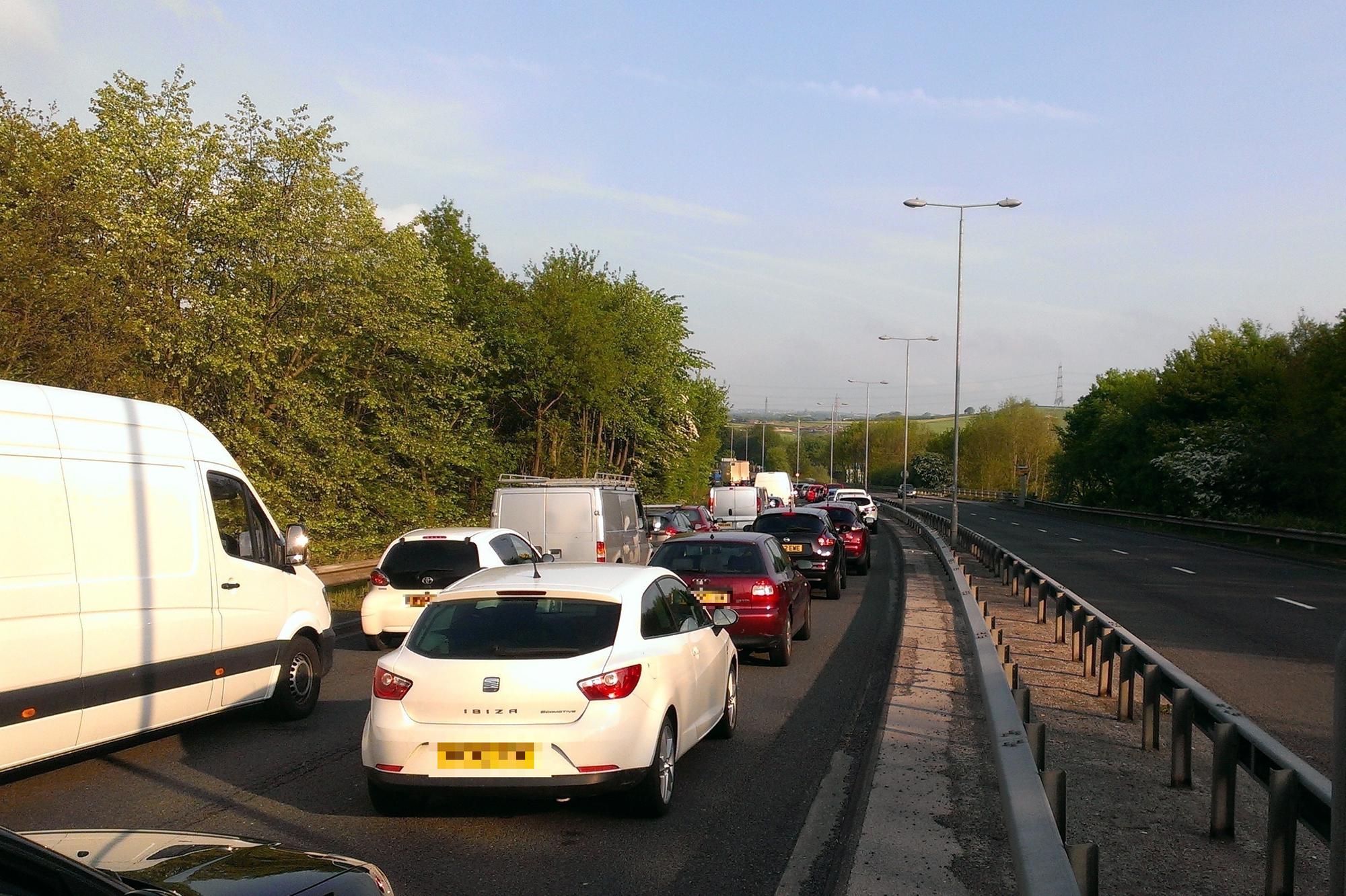 Friday afternoon traffic: Drivers face delays on A629 and through ...