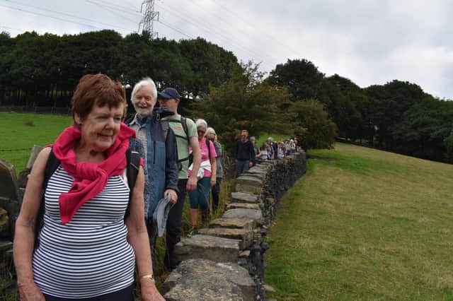 Thirty members took part in the Brighouse Third Age August walk, starting from just outside Brighouse town centre. Picture: Mike Halliwell