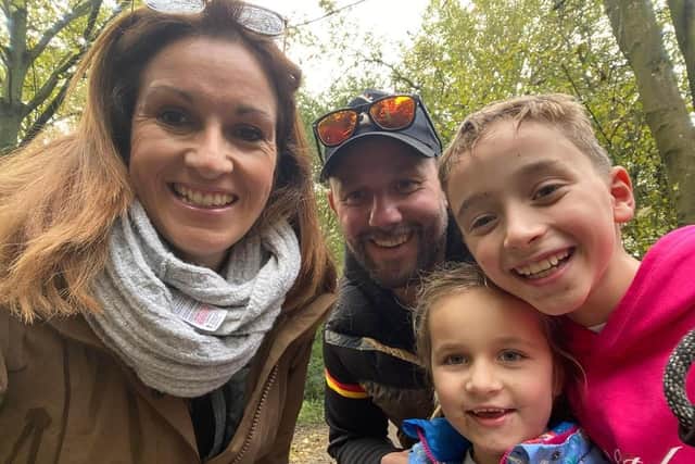 Kylie Lang and her family