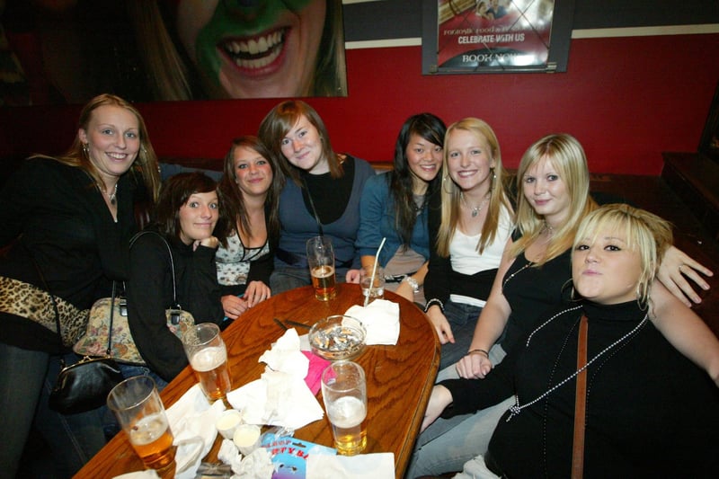 Kirstie, Sophie, Kylie, Jayne, Lisa, Jenny, Julia and Simone.