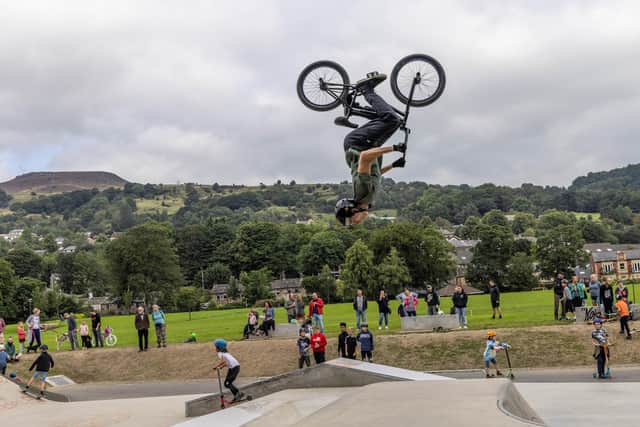 Town Deal accelerator funding has already brought benefits to Todmorden including the new Wheels Park in Centre Vale Park for young people. Picture: Craig Shaw